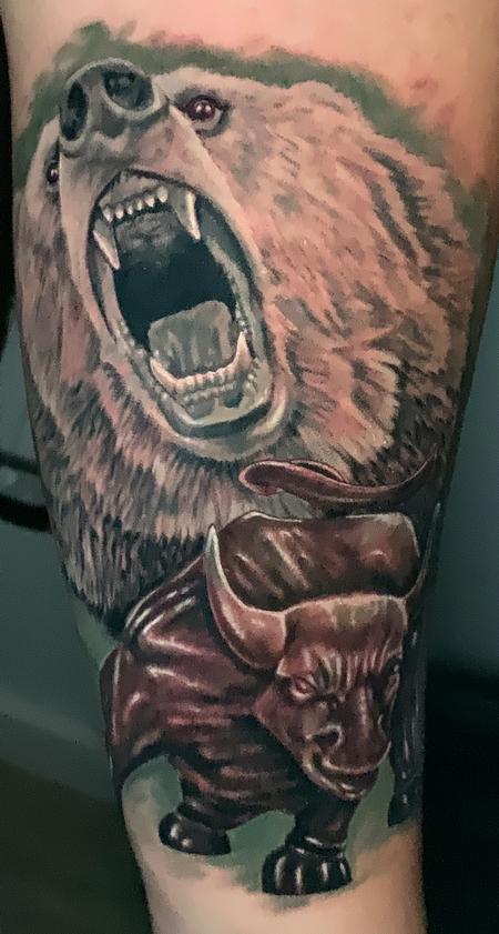 tattoos/ - Bear and Bull - 144670